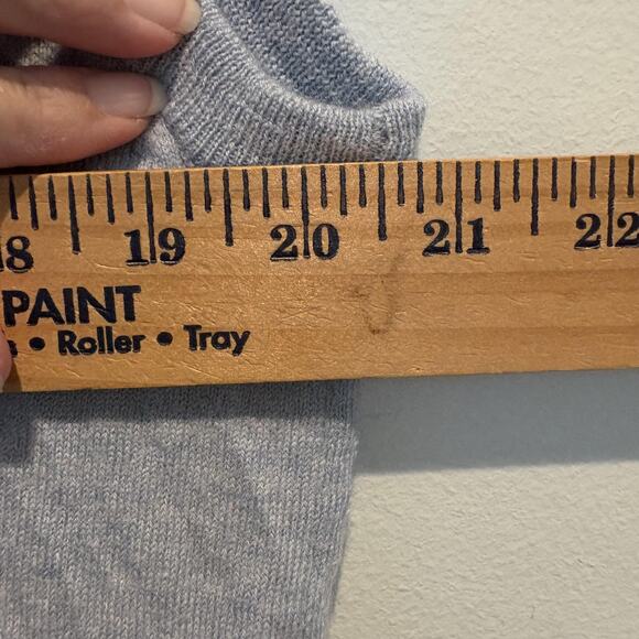 Peter Millar Sweater Vest Men Medium Light Blue Merino Wool Knit V-Neck Classic - Picture 7 of 11